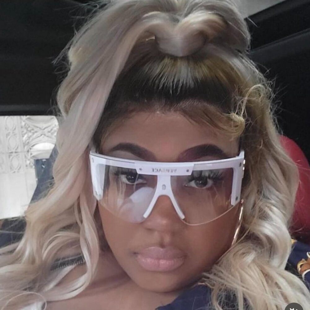 Versace Sheild White Oversized Sunglasses 4393 Interchangeable